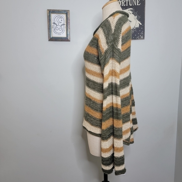 Harlow Small Knit Slouchy Striped Sweater - Picture 7 of 14